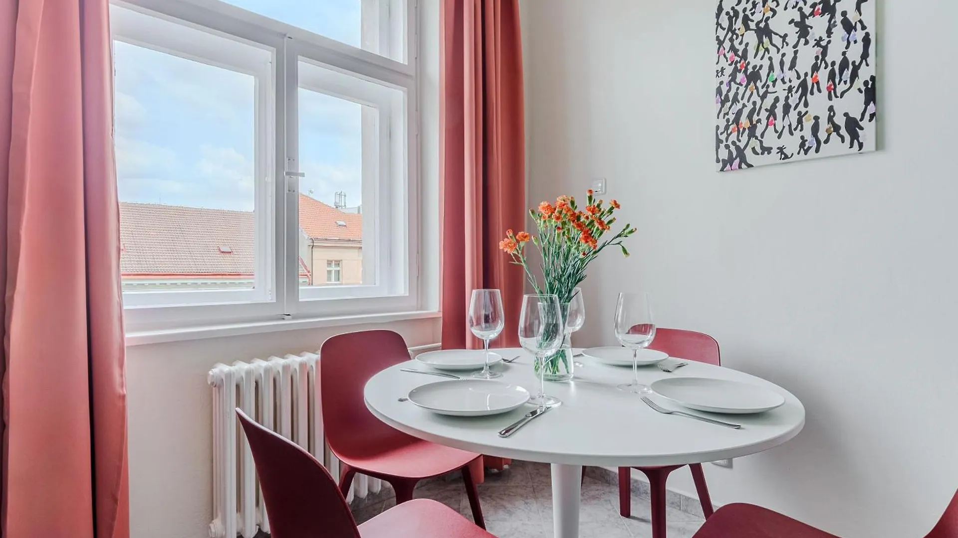 Apart With 3 Bedroom For Family Praga 0*,
